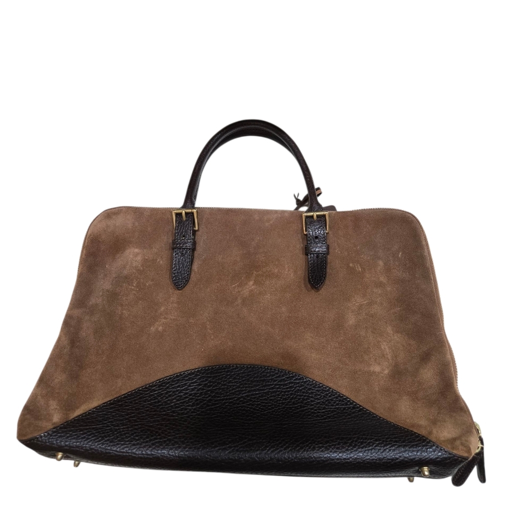 Felisi Brown Suede Leather Bag